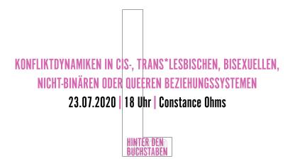 Online-Vortrag: Hinter den Buchstaben – L mit Constance Ohms