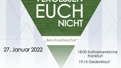 Intersektionale & offene Veranstaltung zum Gedenktag der Opfer des Nationalsozialismus in der Katharinenkirche Frankfurt 2022