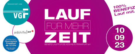 Lauf für mehr Zeit 2023 Logo und Schriftzug Lauf für merh Zeit