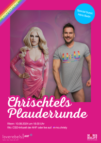 Chrischtels Plauderrunde CSD 2024 Zwei Personen